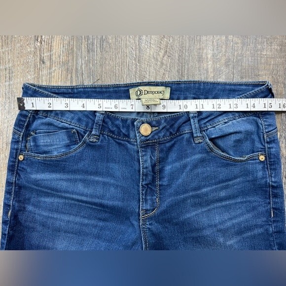 DEMOCRACY Freedom Ankle Skimmer Denim Blue Jeans Size 8 - Picture 14 of 14